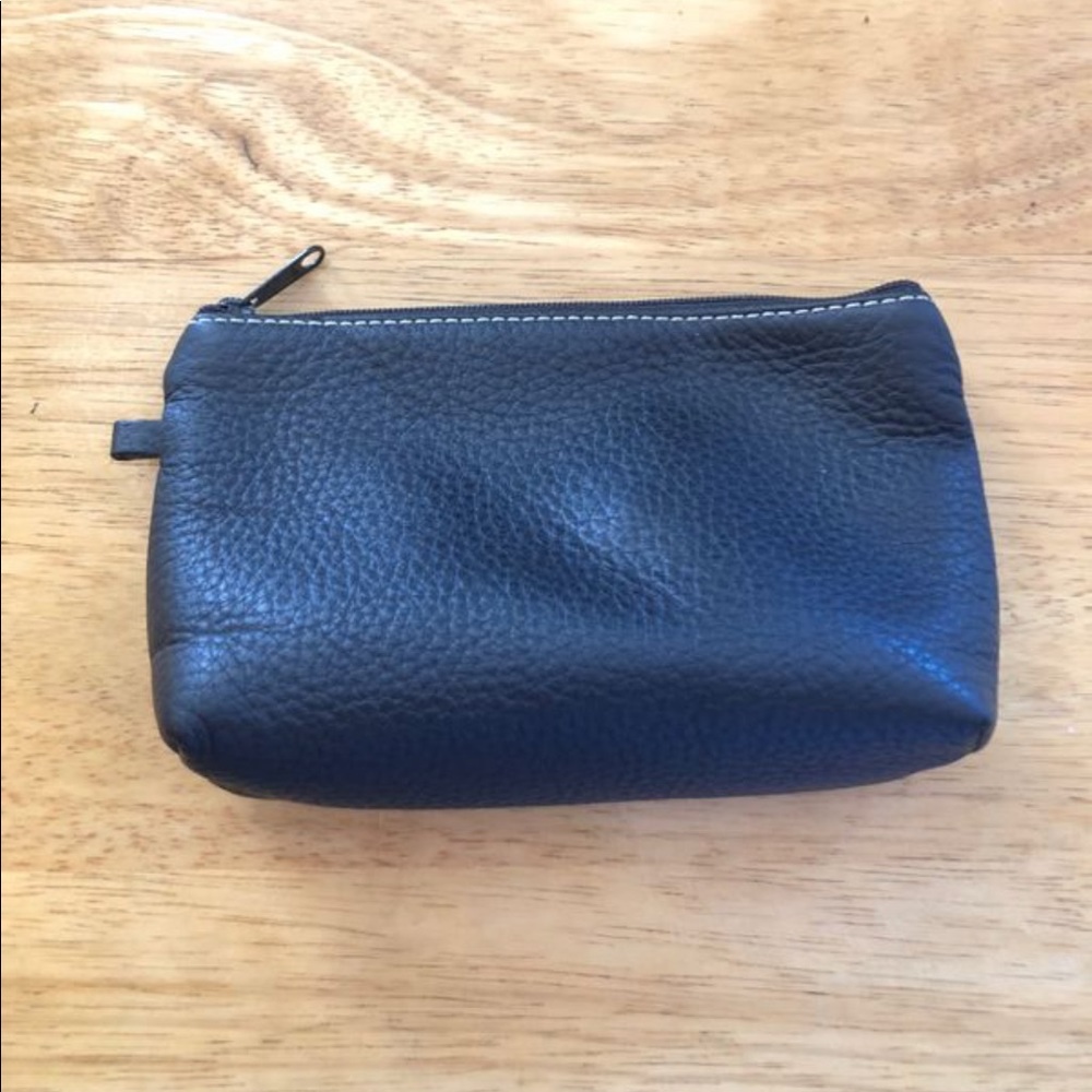 Leather Make up bag